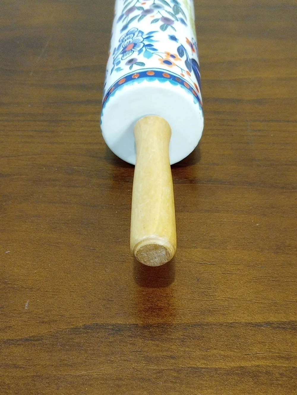 Anthropologie Annevieve Botanical Stoneware Rolling Pin - RETIRED